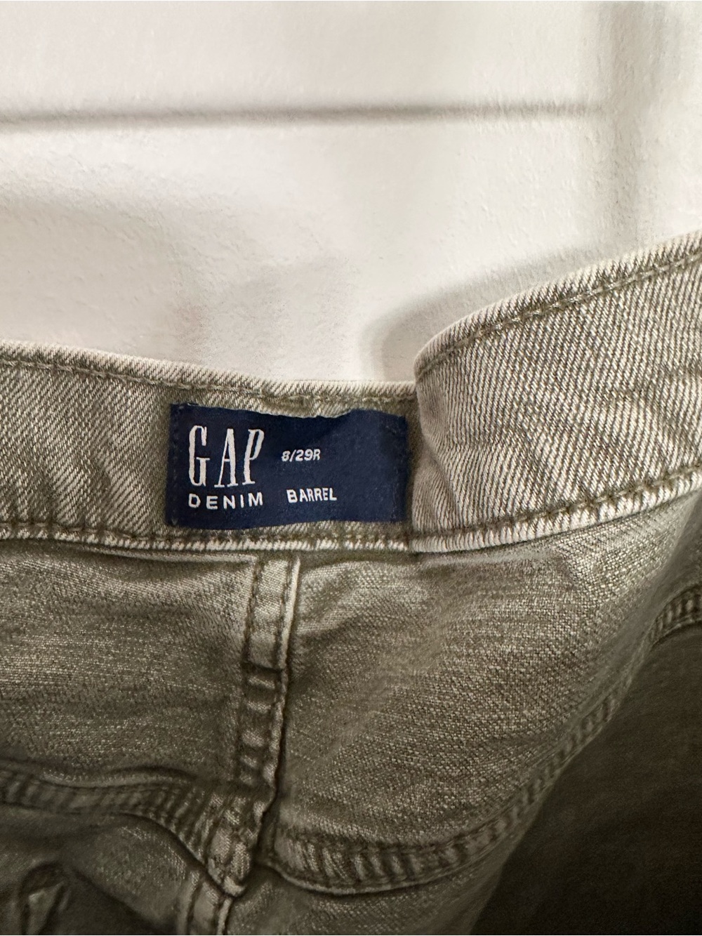 GAP Barrel Jeans, 8/29 R, driftwood brown - Picture 2 of 3